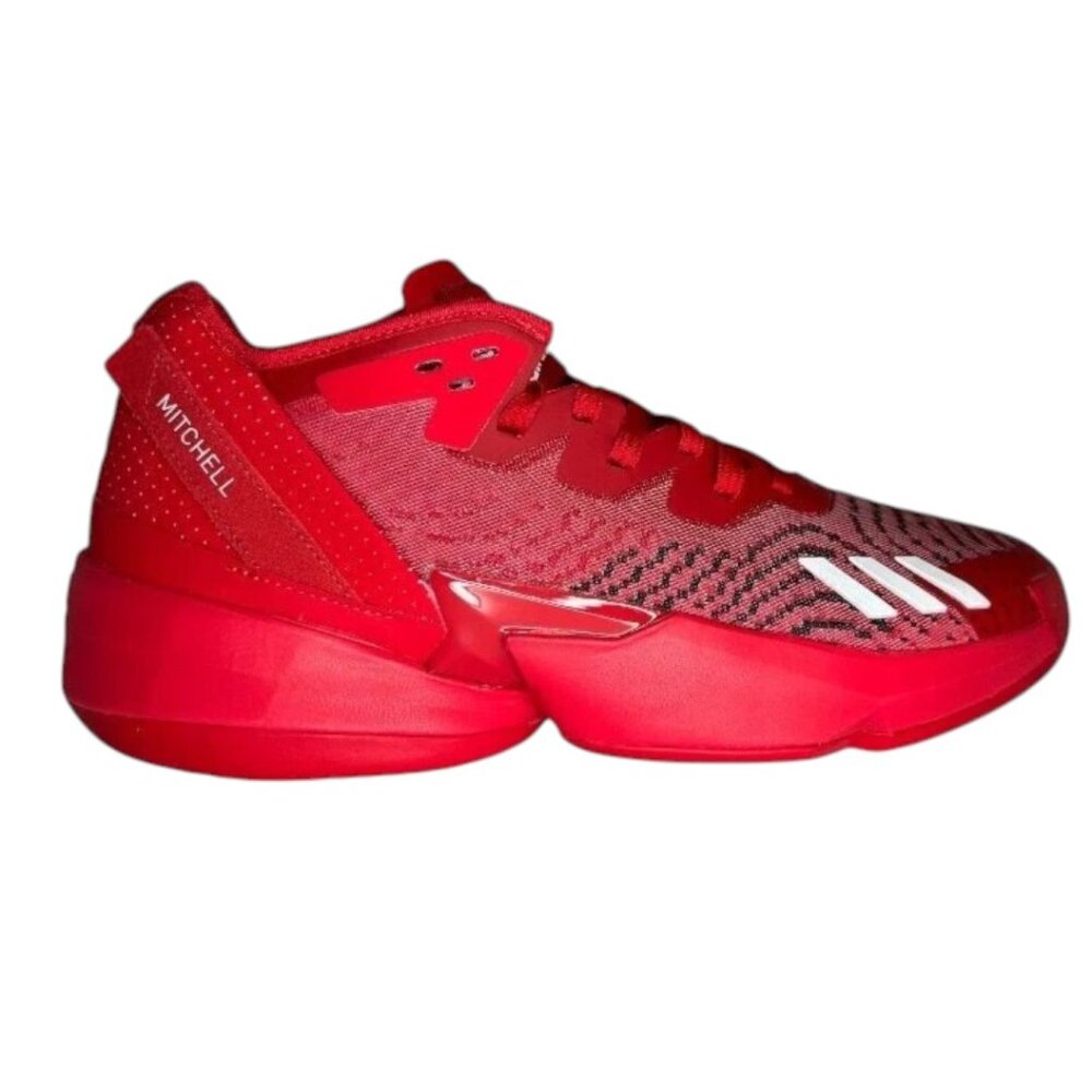 ADIDAS Men's SM D.O.N. Issue 4 Badged Leather Basketball Red White Size 14 NEW